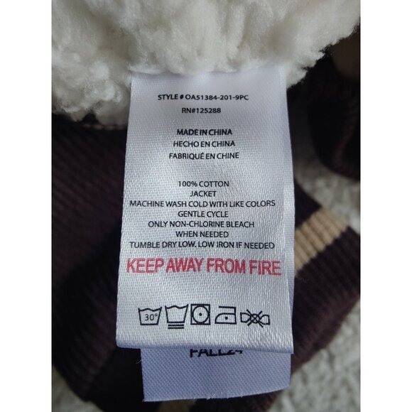 Bearpaw Corduroy Jacket Boy's 3-piece Set W LS Top Joggers 2T NWT - Picture 8 of 10